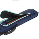 Maxbell Pool Cue Lightweight Storage Bag 1/2 Jointed Cue Cases Protective Pouch Black