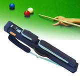 Maxbell Pool Cue Lightweight Storage Bag 1/2 Jointed Cue Cases Protective Pouch Blue