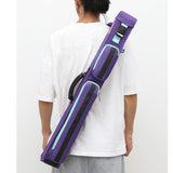 Maxbell Pool Cue Lightweight Storage Bag 1/2 Jointed Cue Cases Protective Pouch Purple