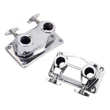 Maxbell Bass Drum Holder Clamp Repair Part Drumtom Mount Bracket for Percussion Drum WC80 135x76.5x77mm