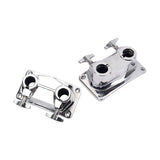 Maxbell Bass Drum Holder Clamp Repair Part Drumtom Mount Bracket for Percussion Drum WC80 135x76.5x77mm