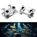 Maxbell Bass Drum Holder Clamp Repair Part Drumtom Mount Bracket for Percussion Drum WC80 135x76.5x77mm