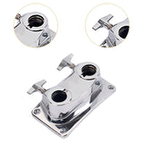 Maxbell Bass Drum Holder Clamp Repair Part Drumtom Mount Bracket for Percussion Drum WC80 135x76.5x77mm