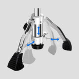 Maxbell Hydraulic Drum Stool Height Adjustable Thick Drum Throne Round Seat Drummers