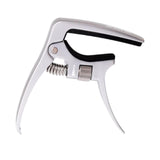 Maxbell Guitar Capo Easy to Use Professional for Six String Electric Guitar Acoustic Argent