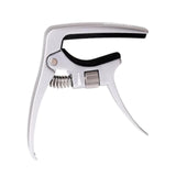 Maxbell Guitar Capo Easy to Use Professional for Six String Electric Guitar Acoustic Argent