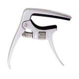 Maxbell Guitar Capo Easy to Use Professional for Six String Electric Guitar Acoustic Argent