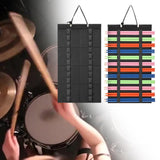 Maxbell Portable Drumstick Display Hanging Drumstick Holder for Drumming Enthusiasts