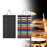 Maxbell Portable Drumstick Display Hanging Drumstick Holder for Drumming Enthusiasts