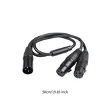 XLR Cable Sturdy Audio Adapter Cable for Sound Cards Players Active Speakers