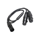 XLR Cable Sturdy Audio Adapter Cable for Sound Cards Players Active Speakers