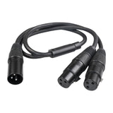 XLR Cable Sturdy Audio Adapter Cable for Sound Cards Players Active Speakers