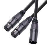 XLR Cable Sturdy Audio Adapter Cable for Sound Cards Players Active Speakers