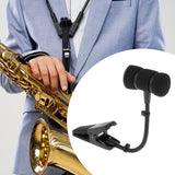 Maxbell Instrument Microphone Clip without Microphone 19cm Microphone Gooseneck Clip clip for Saxophone