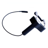 Maxbell Contact Microphone Piezo Pickup Portable for Acoustic Guitars Violin (Black)