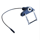 Maxbell Contact Microphone Piezo Pickup Portable for Acoustic Guitars Violin (Black)
