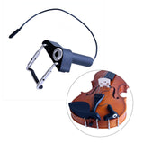 Maxbell Contact Microphone Piezo Pickup Portable for Acoustic Guitars Violin (Black)