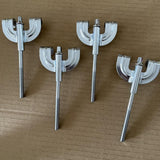 Maxbell 8x Bass Drum Claws Wear Resistant Hardware Percussion Instrument Accessories M6