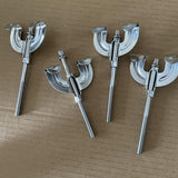 Maxbell 8x Bass Drum Claws Wear Resistant Hardware Percussion Instrument Accessories M6