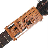 Maxbell Guitar Aid Chord Accessories Guitar Chord Changer for Home Anywhere Beginner Wooden red