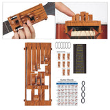 Maxbell Guitar Aid Chord Accessories Guitar Chord Changer for Home Anywhere Beginner Wooden red