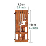 Maxbell Guitar Aid Chord Accessories Guitar Chord Changer for Home Anywhere Beginner Wooden red
