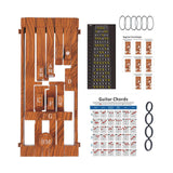 Maxbell Guitar Aid Chord Accessories Guitar Chord Changer for Home Anywhere Beginner Wooden red
