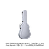 Maxbell Guitar Bag Professional Portable Hard Shell Guitar Case for Electric Guitars