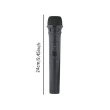 Maxbell Artificial Children Microphone Pretend Play for Weddings Events Thanksgiving Black mesh head