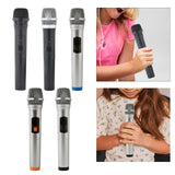 Maxbell Artificial Children Microphone Pretend Play for Weddings Events Thanksgiving Black mesh head
