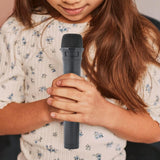 Maxbell Artificial Children Microphone Pretend Play for Weddings Events Thanksgiving Black mesh head