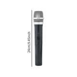 Maxbell Artificial Children Microphone Pretend Play for Weddings Events Thanksgiving Argent mesh head