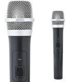 Maxbell Artificial Children Microphone Pretend Play for Weddings Events Thanksgiving Argent mesh head