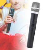 Maxbell Artificial Children Microphone Pretend Play for Weddings Events Thanksgiving Argent mesh head