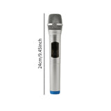 Maxbell Artificial Children Microphone Pretend Play for Weddings Events Thanksgiving blue base