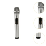 Maxbell Artificial Children Microphone Pretend Play for Weddings Events Thanksgiving black base