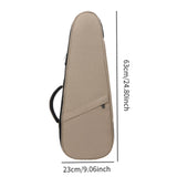 Maxbell Ukulele Bag Adjustable Shoulder Strap Ukulele Storage Pouch for Concert Tour Khaki