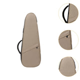 Maxbell Ukulele Bag Adjustable Shoulder Strap Ukulele Storage Pouch for Concert Tour Khaki