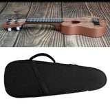 Maxbell Ukulele Bag Adjustable Shoulder Strap Ukulele Storage Pouch for Concert Tour black
