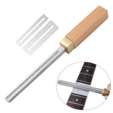 Maxbell Guitar Fret Crowning Dressing File 4 Edges Luthier Tools for Electric Guitar