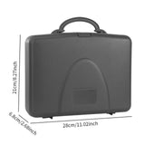 Maxbell Cordless Microphone Case Multipurpose Portable Storage Box Mic Carrying Case Small Case with Foam