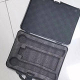 Maxbell Cordless Microphone Case Multipurpose Portable Storage Box Mic Carrying Case Small Case with Foam