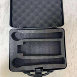 Maxbell Cordless Microphone Case Multipurpose Portable Storage Box Mic Carrying Case Small Case with Foam