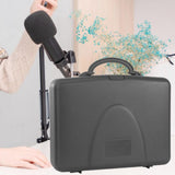 Maxbell Cordless Microphone Case Multipurpose Portable Storage Box Mic Carrying Case Small Case with Foam