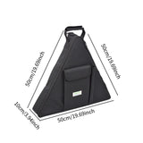 Maxbell Triangle Percussion Instrument Storage Bag Zipper Storage Handbag for Travel