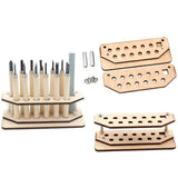 Maxbell Leather Working Tool Holder Sturdy Storage Organizer for Indoor Outdoor Home