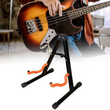Maxbell Guitar Stand Bass Classic Banjo Guitar Stand for Multiple Guitars Bass Banjo orange handle