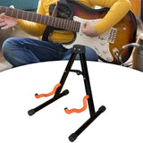 Maxbell Guitar Stand Bass Classic Banjo Guitar Stand for Multiple Guitars Bass Banjo orange handle