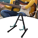Maxbell Guitar Stand Bass Classic Banjo Guitar Stand for Multiple Guitars Bass Banjo blue handle