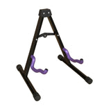 Maxbell Guitar Stand Bass Classic Banjo Guitar Stand for Multiple Guitars Bass Banjo purple handle